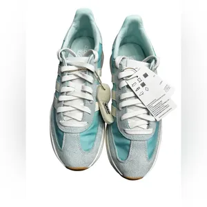 Adidas Run 70s 2.0 Women's 9.5 Light Blue White Retro Running Shoes BNIB thumbnail 4