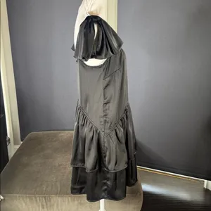 Women’s Black Scoop Bow Mini Dress Size XXL 20 NEW thumbnail 3