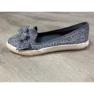 Rocket Dog Women's Size 8 Blue Geometric Canvas Bow Slip-On Ballet Sneakers thumbnail 6