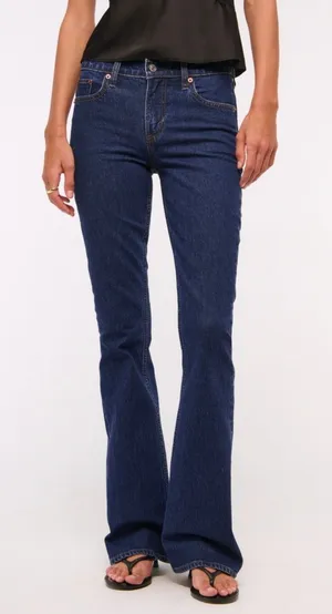 Abercrombie Mid-Rise Bootcut Jeans thumbnail 1