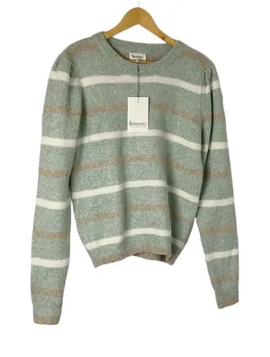 &Merci‎ Striped Crewneck Pullover Knit Sweater Size Large thumbnail 1