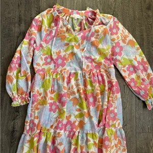 J.Marie The Ava Mae Long Sleeve Maxi Dress In Multi Floral thumbnail 5