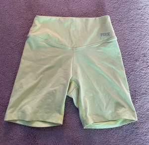 Women's PINK Victoria's Secret Bike Shorts XS Neon Yellow thumbnail 1