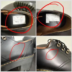 Dr Martens Black Vintage Smooth Leona Lo Platform Block Heel Shoes NWOB US 10 thumbnail 12