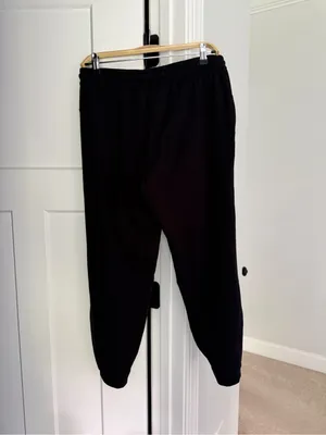 Lululemon Soft Jersey Classic-Fit Mid-Rise‎ Jogger Black Pants thumbnail 6