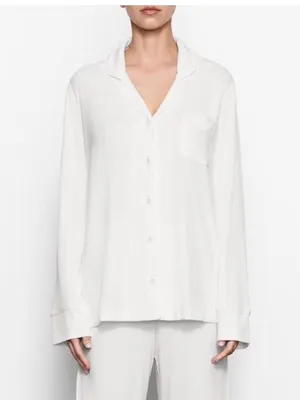 Skims soft lounge long sleeve shirt  thumbnail 3