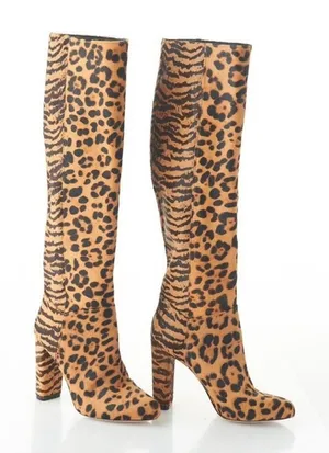 Antonio Melani Animal Print Boots thumbnail 1