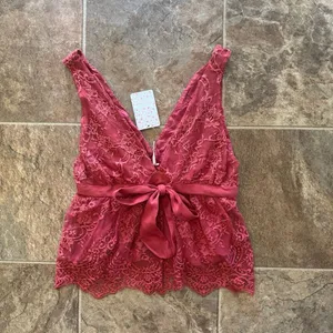 Free People Chante Lace Tank Frenchie Kiss Size Small thumbnail 2