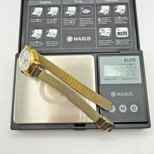 Caravelle Electronic Ladies Wristwatch Gold Tone Mesh Band For Parts thumbnail 12