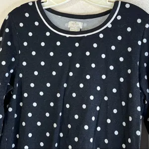 Kate Spade Polka Dot Pullover Shirt thumbnail 3