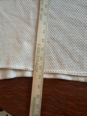 Free People Beach "Hailee" Waffle-Knit Henley Sweater size small cream beige thumbnail 8