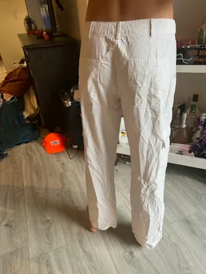 White Fox Boutique Cargo White Pants thumbnail 2