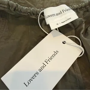 NWT Lovers + Friends Noah Cargo Pants Wide Leg in Olive Green Size XS thumbnail 9