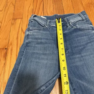 Mother The Hustler Ankle Fray in Can't Stop Staring Size 25 thumbnail 7