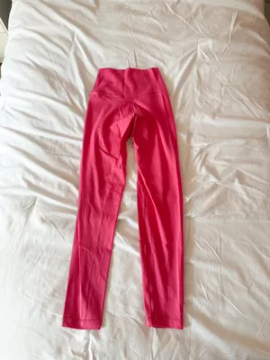OFFLINE By Aerie Solar Pink Real Me High Waisted Crossover Legging Size XS Short thumbnail 3