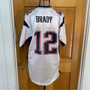 Reebok NFL Players Inc. Equipment on Field Tom Brady Patriots #12 Jersey XL thumbnail 6
