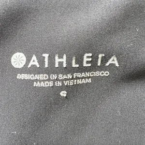 Athleta Stellar Tight Pants Small Black Travel Leggings‎ Zipper Pocket Women's thumbnail 5