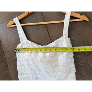 Abbey Glass Melody Bow Back Dress in white Size‎ Small thumbnail 9
