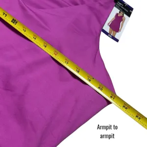 NEW GapFit Active Tank‎ Dress Built in Bra and Shorts Deep Rosebud Comfort XXL thumbnail 11
