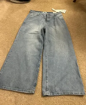 E288 ymi 11/30 baggy pants extra wide comfy jeans new thumbnail 1