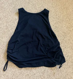 CRZ Yoga Top Workout Tank Cinch Black thumbnail 1