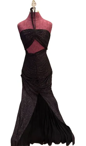 Jules and Cleo Black Shimmery Prom/Evening Gown Size 12 thumbnail 1