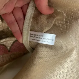 NWT BRIGHTON Love The Earth Jute Fiber Reuseable Tote Bag thumbnail 4