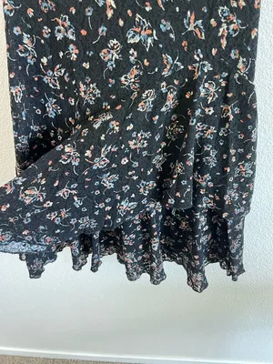 Lauren Ralph Lauren‎ Women's Floral Lace Tiered Ruffle Dress thumbnail 2