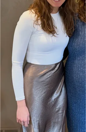Abercrombie White Long Sleeve Bodysuit thumbnail 2