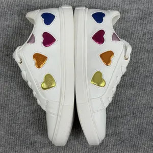 Kurt Geiger London Size 36/5 Lane Love White Multicolor Puffy Hearts Sneakers thumbnail 8