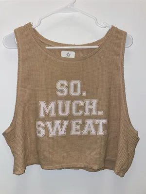 Offline by Aerie Waffle-Knit Crop Tank thumbnail 3