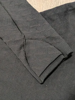 Lululemon Athletica Rest Less Pullover Cable Black Workout Shirt Size 2 thumbnail 7
