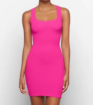 SKIMS Cotton Ribbed Dress thumbnail 1