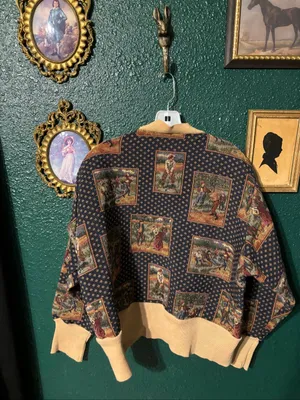 American Vintage Stitches and More Golf Tapestry Style Jacket Sz Large thumbnail 3