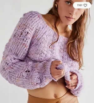 Free People✨ Sunset Cloud Sweater NWT thumbnail 1