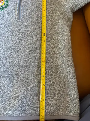Patagonia Chi Omega Gray Quarter Zip Pullover thumbnail 10