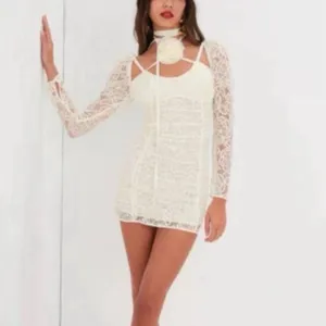 For‎ Love & Lemons Belladonna Lace Mini Dress S $279 thumbnail 3