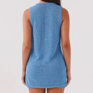Peppermayo Capri Glow Knit Longline Vest Top Azure Blue Lrg NWT Festival Spring thumbnail 4