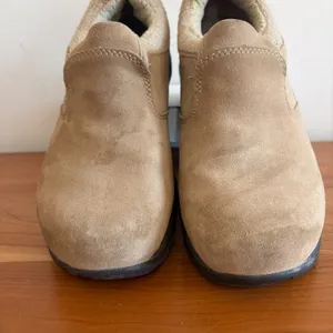 LL Bean Storm Chaser Suede‎ Slip On Shoes Tan Primaloft 290479 Womens 7.5 M thumbnail 4