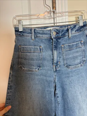 Madewell Curvy Petite Emmett Wide-Leg Jean | Size thumbnail 4