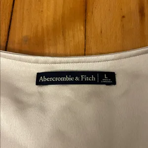 Abercrombie Cream/Beige Satin Top thumbnail 3