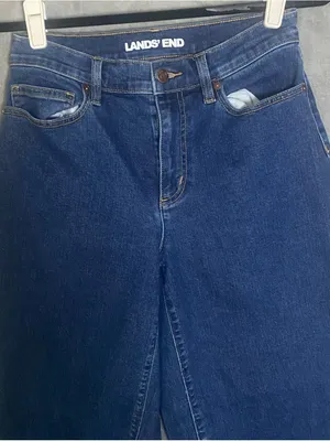 Lands' End Women's High-Rise Straight leg Jeans size 4‎ normcore thumbnail 3