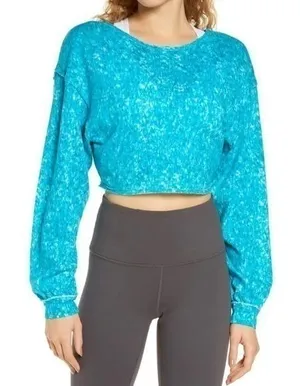FREE PEOPLE movement Women's  Backstage Open Back Sweatshirt thumbnail 1