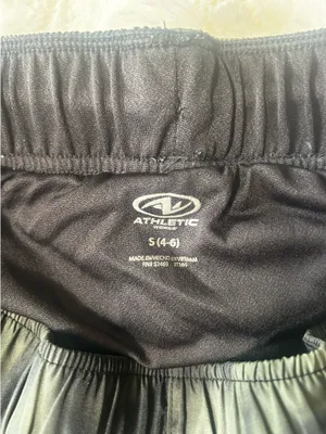 Dark Green-Black Athletic Works shorts  thumbnail 2