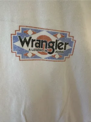 Wrangler Women’s Cream Short-Sleeve Logo Tee thumbnail 4