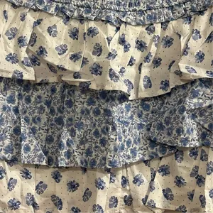 Crystal Sky‎ Women's Floral Two-Piece Set Blue Off-Shoulder L thumbnail 9