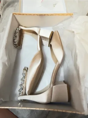Jewel by Badgley Mischka Cathleen Block Heel size 8 New in Box! thumbnail 6