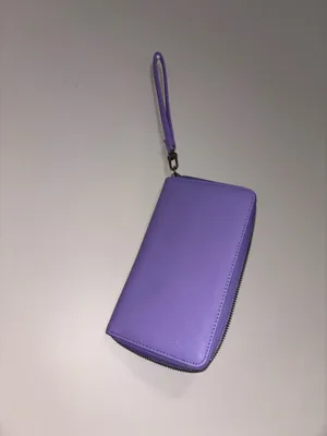 Steve Madden Wallet Wristlet Zip Around pastel purple thumbnail 4
