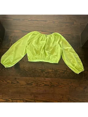 Velvet By Graham & Spencer Top In Yellow size M thumbnail 6