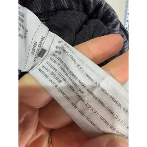 Abercrombie & Fitch The Baggy Low Rise Jeans Women's Size 25‎ Dark Gray Grunge thumbnail 7
